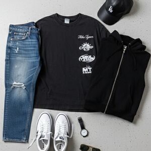 Black Graphic Tee